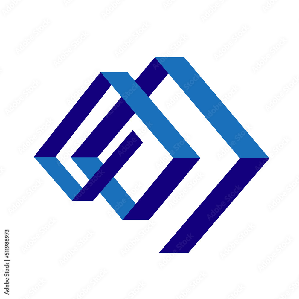 geometric 3d overlapping swirls spiral logo design vector graphic element geometric 3d overlapping swirls spiral logo design vector graphic element