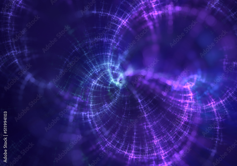 Abstract blue and purple fractal art background. Abstract blue and purple fractal art background.