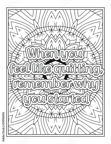 Quote Coloring Pages for Adults and Teens - Best Coloring Pages For Kdp coloring book photo