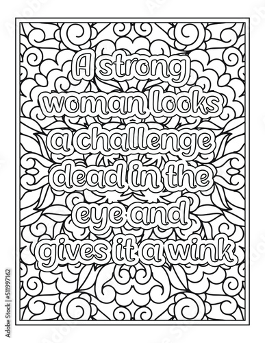 Quote Coloring Pages for Adults and Teens - Best Coloring Pages For Kdp coloring book