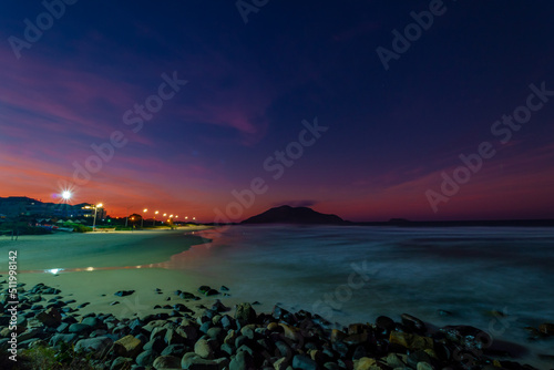 pôr do sol em Florianópolis, Praia do Santinho, praia tropical, Santa Catarina, Brasil, florianopolis