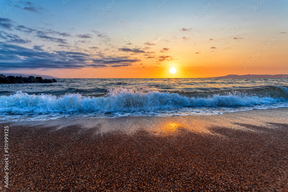 Tropical Vacation Ocean Beach Sunrise