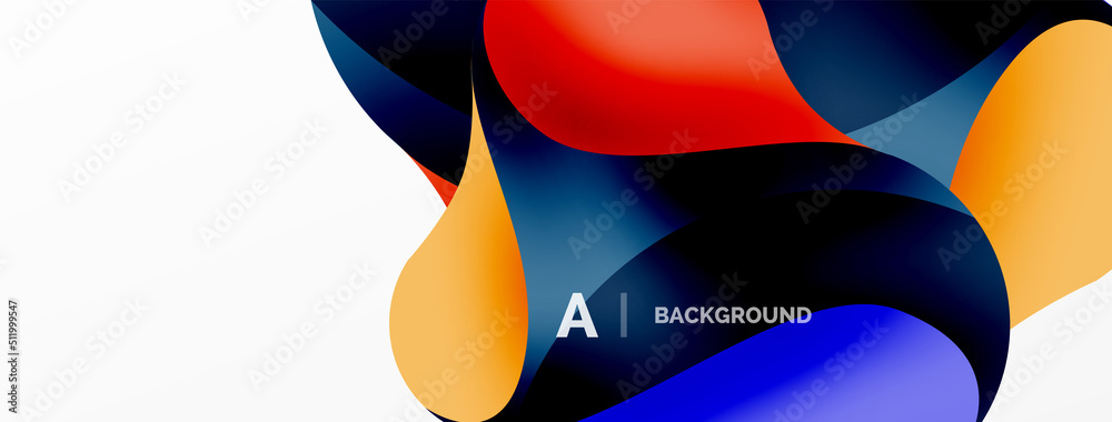 Geometric round shapes and circles abstract background. Wallpaper for concept of AI technology, blockchain, communication, 5G, science, business Geometric round shapes and circles abstract background. Wallpaper for concept of AI technology, blockchain, communication, 5G, science, business