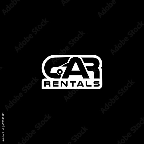 Car rental logo design template