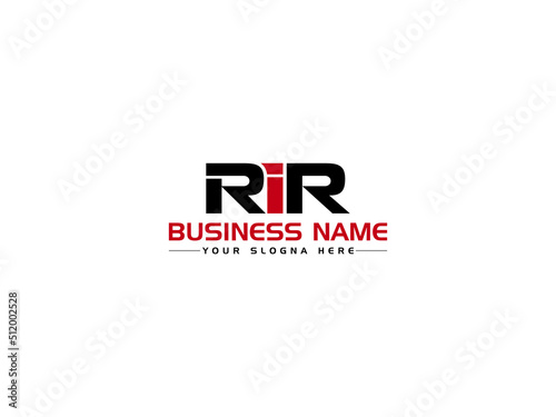 Premium RIR Logo Icon, Letter RI Logo Image Vector For Modern Business photo