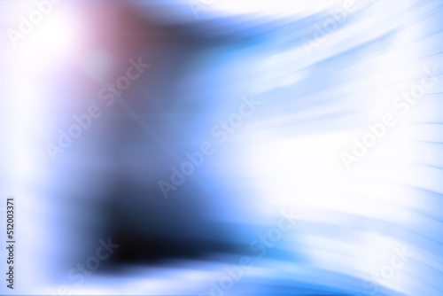 Abstract blue background. Blurred background with curved lines blue tint.
