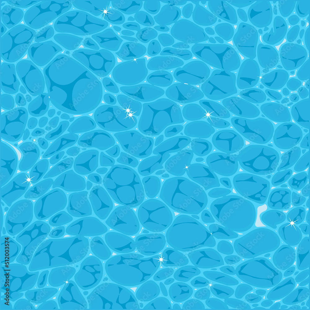 Water surface texture background vector illustration