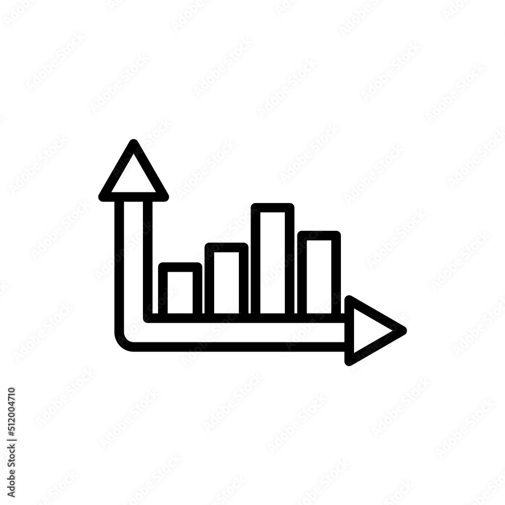 statistics icon flat style trendy stylist simple statistics icon flat style trendy stylist simple