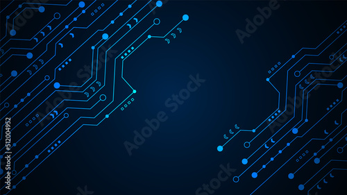 technology background with hi-tech digital data