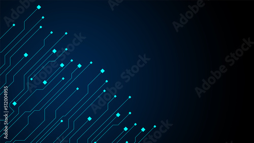technology background with hi-tech digital data