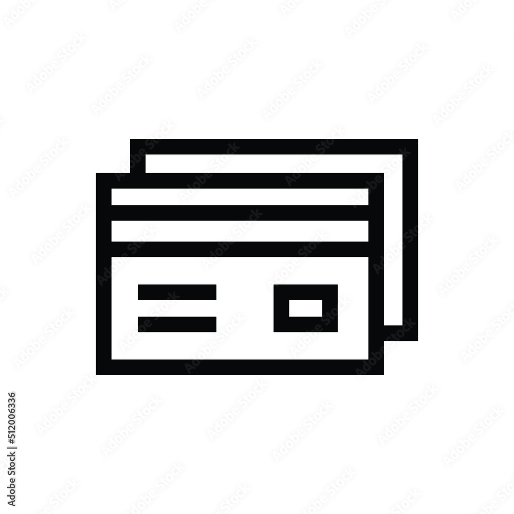 Credit card payment vector icon symbol design Credit card payment vector icon symbol design