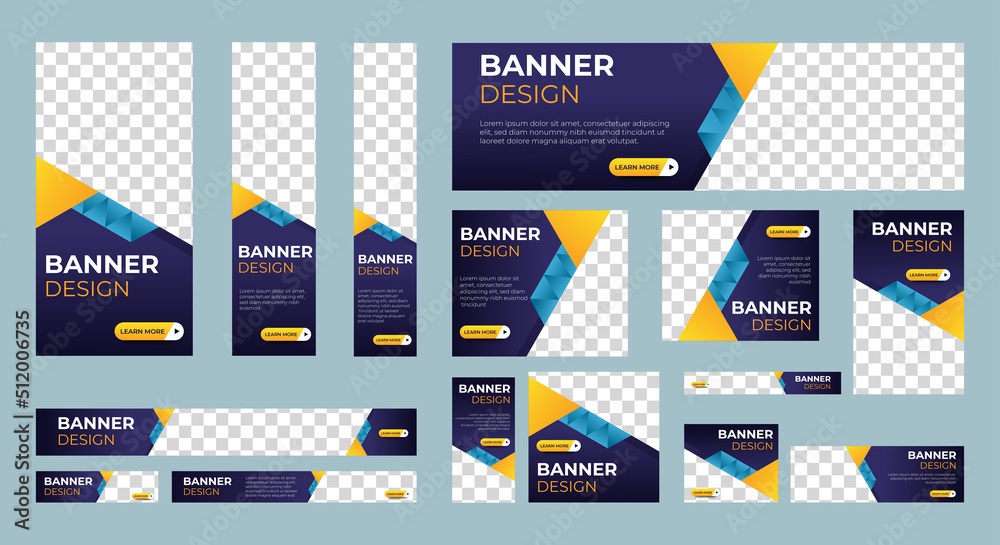 Abstract banner design web template Set, Horizontal header web banner. Modern Gradient Blue cover header background for website design, Social Media Cover ads banner, flyer, invitation card Abstract banner design web template Set, Horizontal header web banner. Modern Gradient Blue cover header background for website design, Social Media Cover ads banner, flyer, invitation card