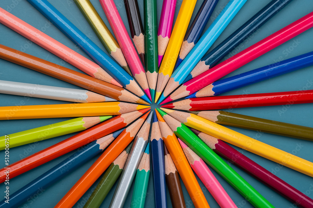 Colored pencils background, back to school concept
Colored pencils background, back to school concept