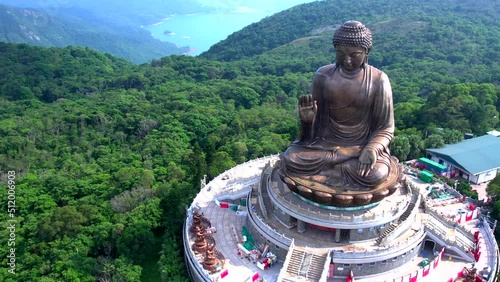 big buddha in Lantau island, Hong Kong, biggest statue in Hong Kong