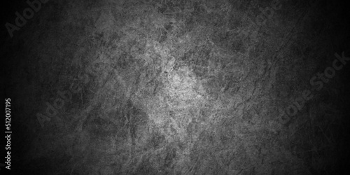 Black stone concrete texture background anthracite panorama. Panorama dark grey black slate background or texture. 