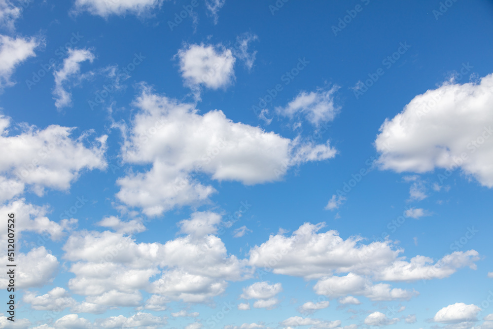 Fototapeta premium White clouds on the blue sky