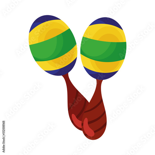 maracas tropical instruments