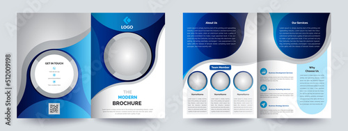 Obraz na plátně The Modern Brochure Design Template adept for Multipurpose Projects