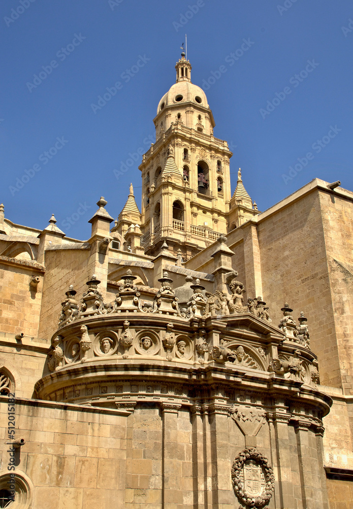 Famous cathedral in Murcia - Spain 