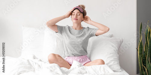 Morning of beautiful young ...