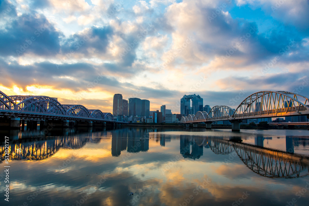 Naklejka premium river side