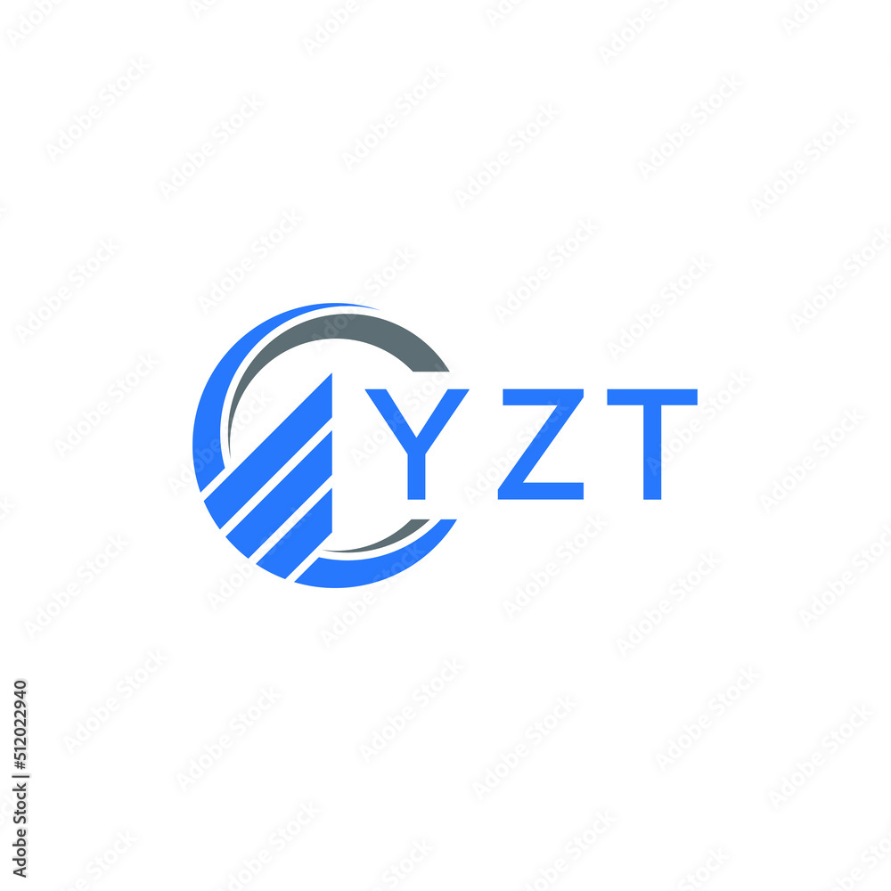 YZT Flat accounting logo design on white background. YZT creative initials Growth graph letter logo concept. YZT business finance logo design. YZT Flat accounting logo design on white background. YZT creative initials Growth graph letter logo concept. YZT business finance logo design.
