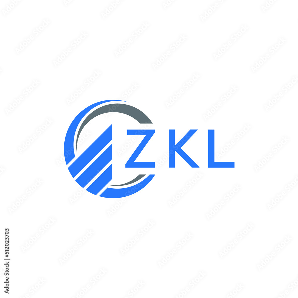 ZKL Flat accounting logo design on white background. ZKL creative initials Growth graph letter logo concept. ZKL business finance logo design. ZKL Flat accounting logo design on white background. ZKL creative initials Growth graph letter logo concept. ZKL business finance logo design.