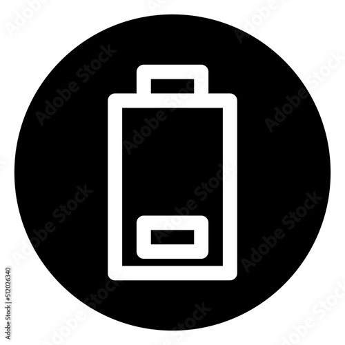 battery glyph icon