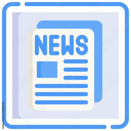 NEWS flat icon,linear,outline,graphic,illustration