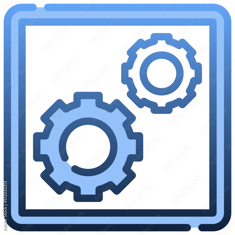 COGWHEEL Gradient icon,linear,outline,graphic,illustration COGWHEEL Gradient icon,linear,outline,graphic,illustration