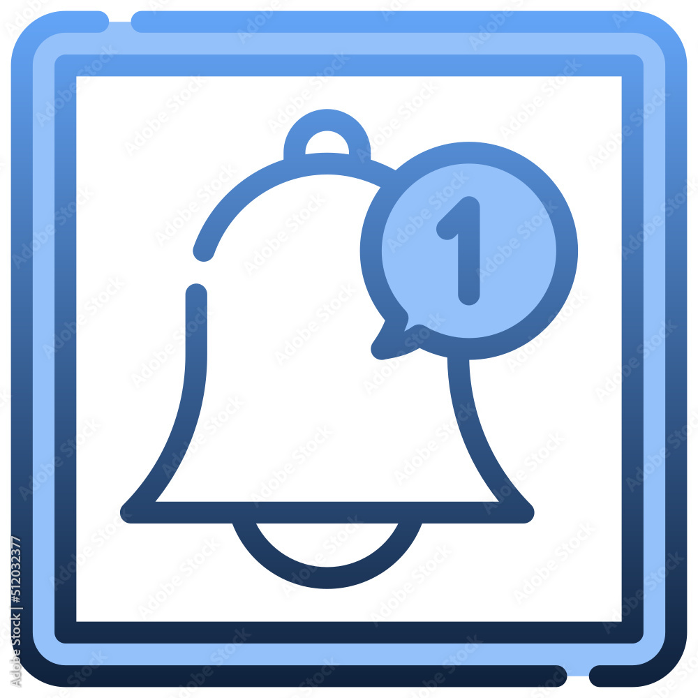 NOTIFICATION Gradient icon,linear,outline,graphic,illustration NOTIFICATION Gradient icon,linear,outline,graphic,illustration