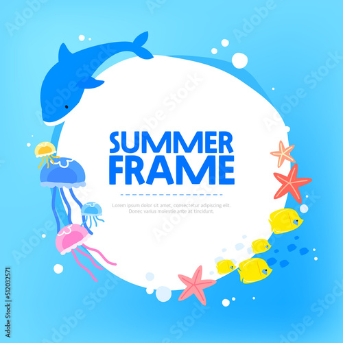Various summer design templates collection
