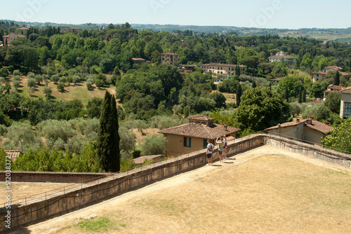 Italia. Toscana, Firenze, il parco di Forte di Belvedere.