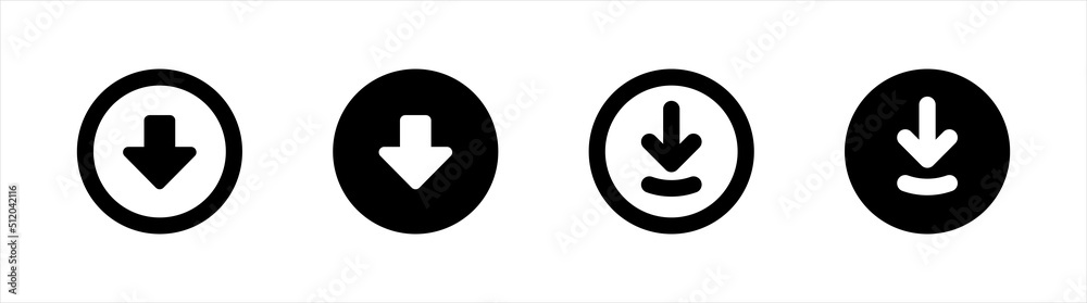 Download icon set. Software download symbol. Download buttons. Download sign. web icon set. Document download, vector illustration Download icon set. Software download symbol. Download buttons. Download sign. web icon set. Document download, vector illustration
