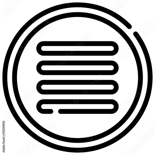 JUSTIFY line icon,linear,outline,graphic,illustration