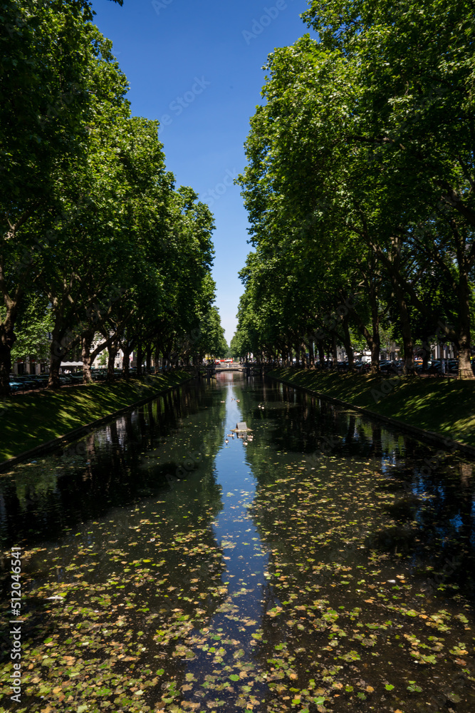 Königsallee in Düsseldorf, Deutschland