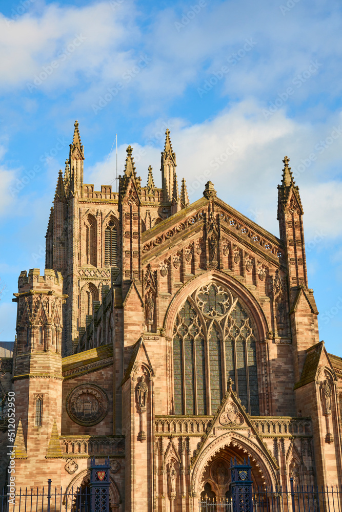 Hereford Cathedral, Hereford, Herefordshire, England Hereford Cathedral, Hereford, Herefordshire, England