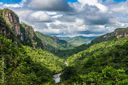 Trilha dos Santos e Corredeiras, Chapada dos Veadeiros National Park, UNESCO World Heritage Site, Goias, Brazil photo
