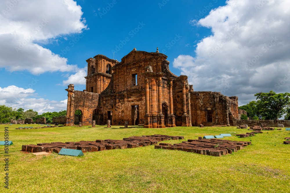 Ruins of Sao Miguel das Missoes, UNESCO World Heritage Site, Rio Grande do Sul, Brazil Ruins of Sao Miguel das Missoes, UNESCO World Heritage Site, Rio Grande do Sul, Brazil