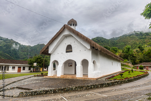 Traditional church of San Andres de Pisimbala, UNESCO World Heritage Site, Tierradentro photo