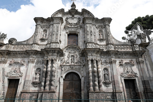 Jesuit Church (Iglesia de la Compania de Jesus), UNESCO World Heritage Site, Quito, Ecuador photo
