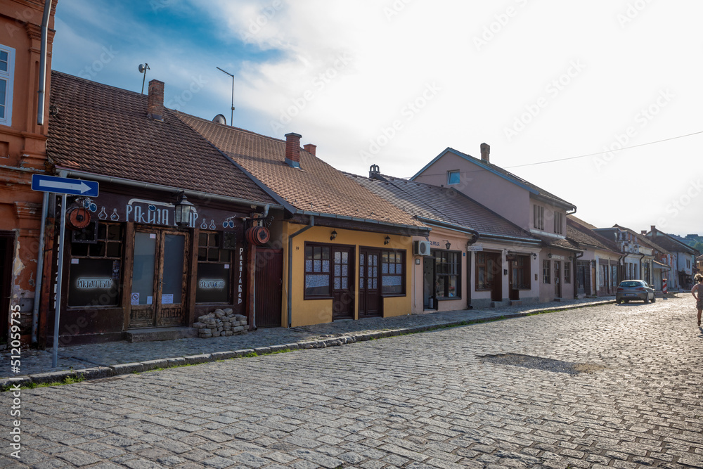 Tesnjar - old authentic part of town Valjevo, Serbia