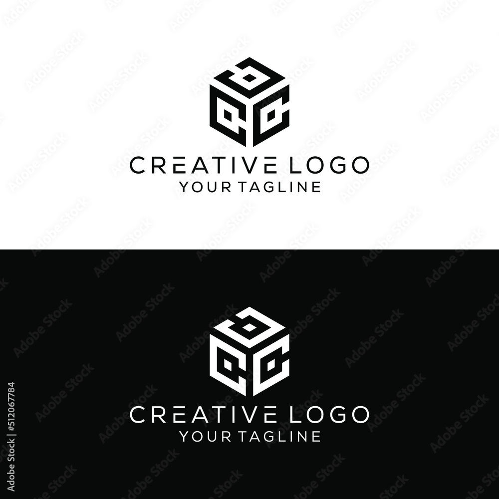 Obraz premium creative letter c monogram logo design vektor