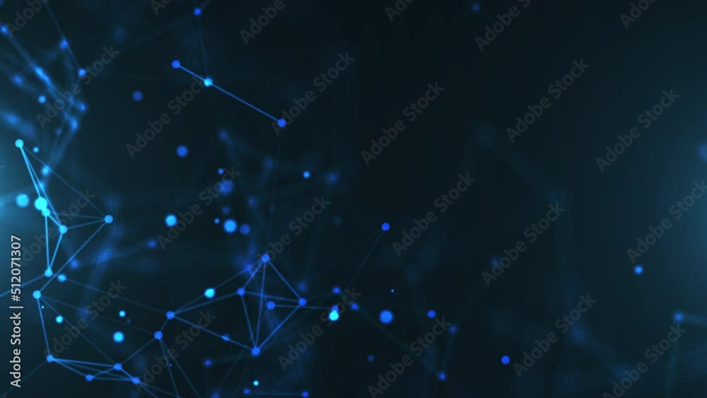Abstract Plexus Future Technology Network Background