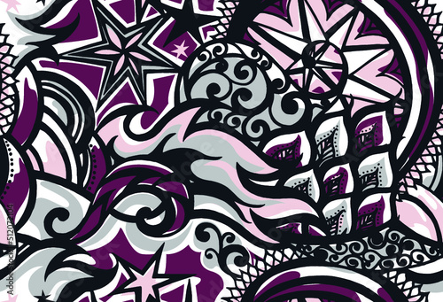 Rock seamless pattern