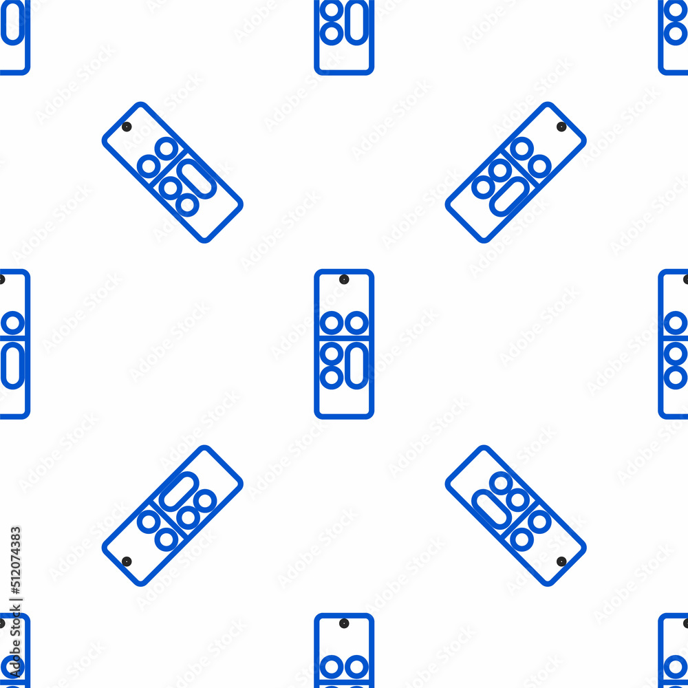 Line Remote control icon isolated seamless pattern on white background. Colorful outline concept. Vector Line Remote control icon isolated seamless pattern on white background. Colorful outline concept. Vector