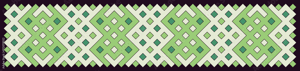 Multicolor truchet tiling connections illustration Multicolor truchet tiling connections illustration