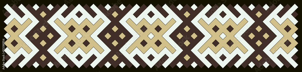 Fototapeta premium Multicolor truchet tiling connections illustration