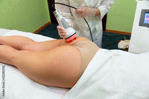 RF lifting for burning fat in the spa.