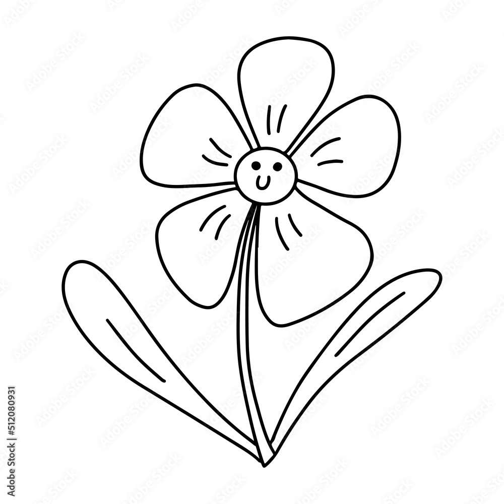 Black and white smiling face daisy chamomile flower doodle. Outline single simple vector design element isolated on white background. cute y2k 90s hippie clip art. Black and white smiling face daisy chamomile flower doodle. Outline single simple vector design element isolated on white background. cute y2k 90s hippie clip art.